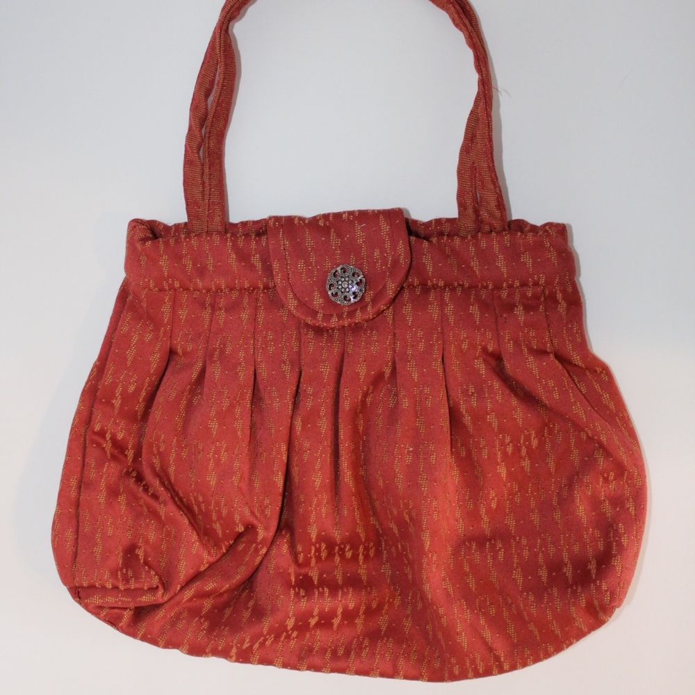 ⚡️ BRAND NEW Handmade Pumpkin-Colored Purse